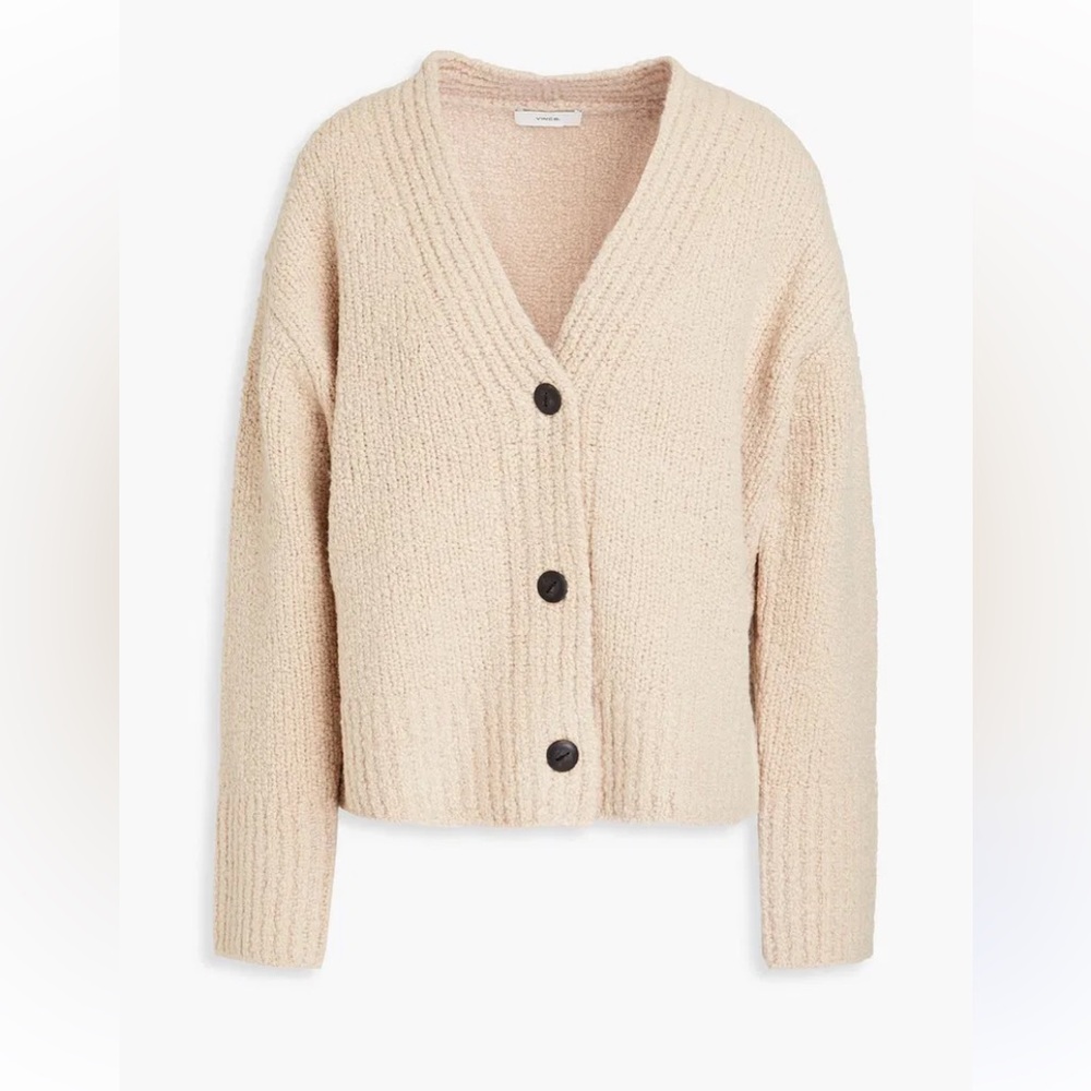 Vince Boucle Knit Blend Cardigan